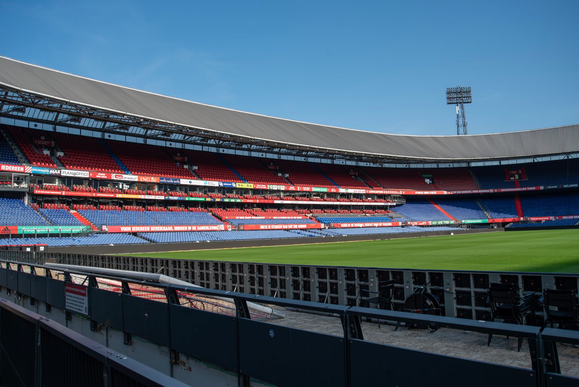 summer football stadium