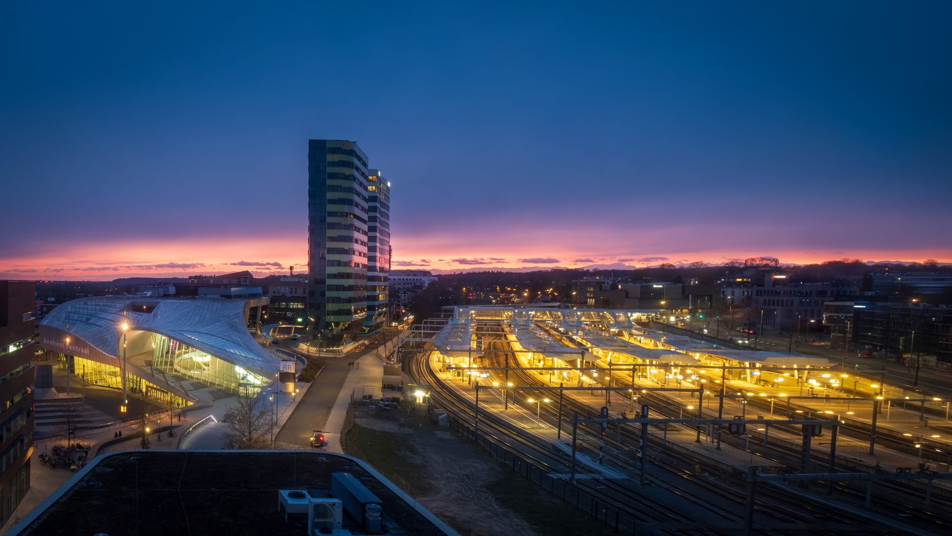 summer nightlife in Arnhem