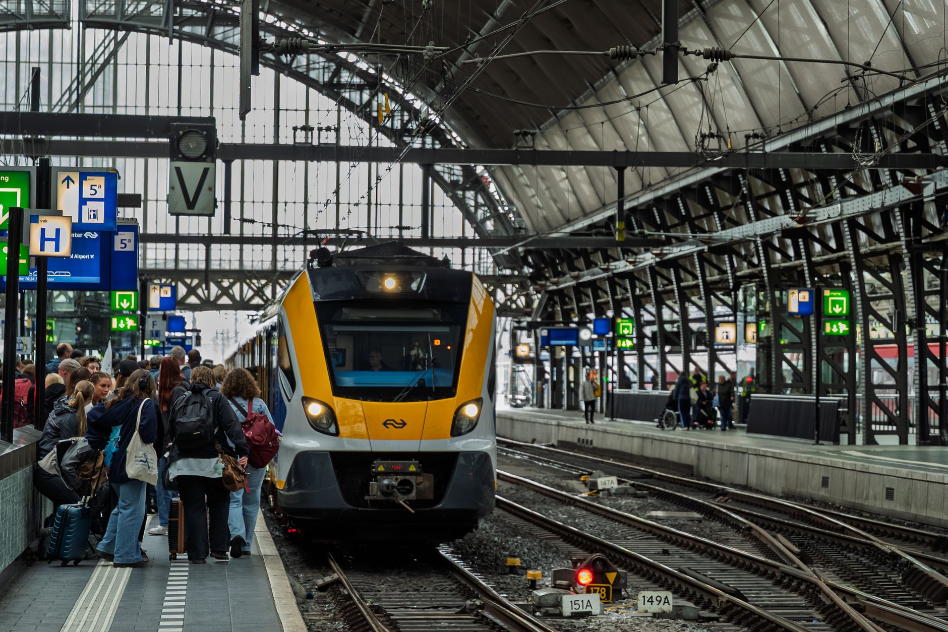 summer travel train Amsterdam